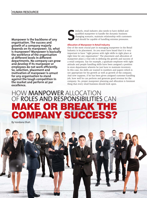 Make or Break The Company Success