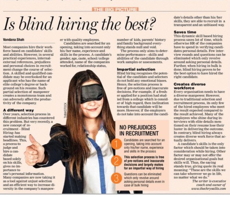Is blind hiring the best hiring