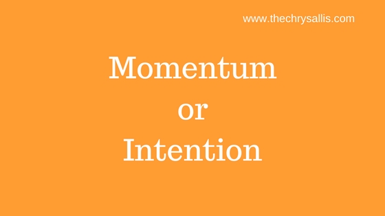 momentum or intention
