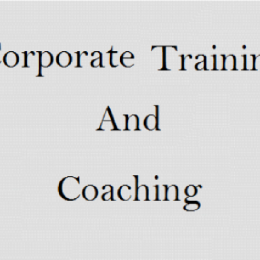 Corporate Training And Coaching